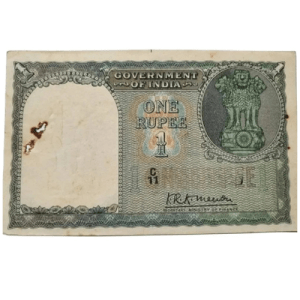 republic india – 1 rupee note (1949) signed by k.r.k. menon • early post independence issue**