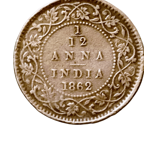 1/12 anna queen victoria coin 1/12 anna queen victoria coin